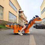 Realistic Animatronic Dinosaur Electric Ride On for Amusement Park