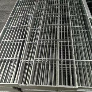 China Durable Silver Anti Slip Grating for Outdoor Sidewalks factory
