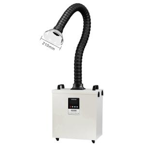 China Laboratory Fume Extractor FES350 LCD Display Smoke Absorber Mobile Smoke Purifier Machine factory