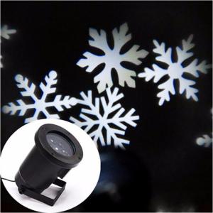 China Outdoor Laser Christmas Lights Waterproof White Snowflake Landscape Projector for Garden, Lawn and Holiday Decoration (w factory