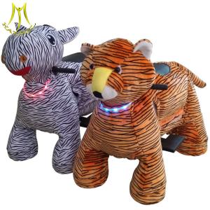 China Hansel indoor playground Coin operated electric 4 wheels animal toy rides for kids factory