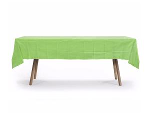China Waterproof Plain Dyed Plastic Tablecloth offset printing factory