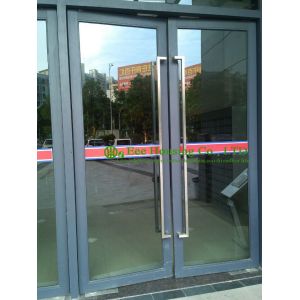 China Commercial Aluminum Window & Door with door closer, automatic closed aluminum entry door on sale