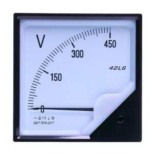 China Single Phase Ac Analog Panel Voltmeter RS485 Modbus 50Hz 60Hz factory