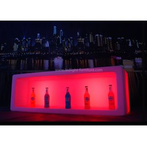 Battery Powered Light Bar Cubes , Large Glow Illuminated Bottle Display