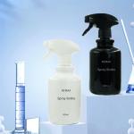 500ml black/white/yellow cylindrical smooth with black/white spray for spray