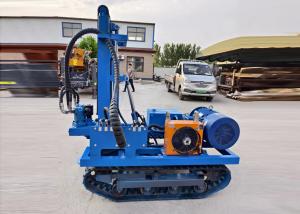 China 100m Small Diesel Engine Crawler Mounted Drill Rig Machine For Water Well Drilling factory