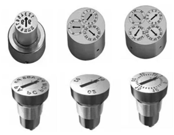 S136 Hasco Straight Core Pin , Injection Molding Ejector Pins With Engraving