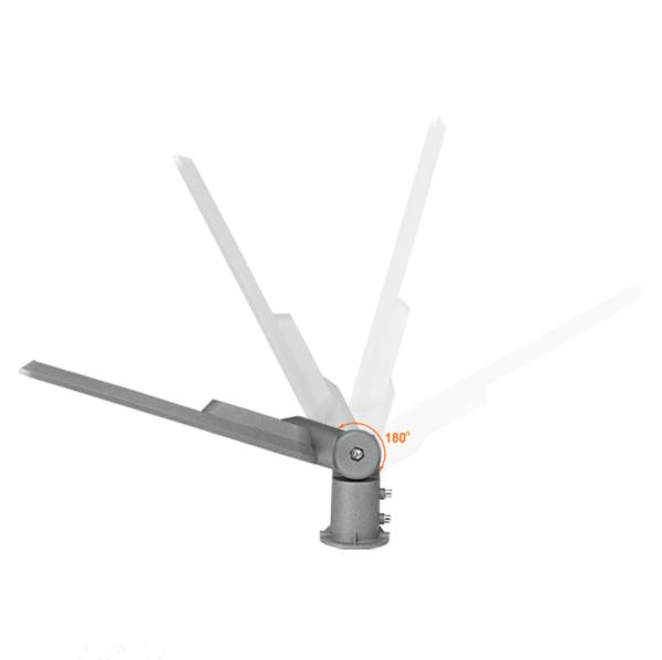 Long Lighting 7500lm Integrated 50 Watt Solar Street Light