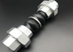 Elastomer Rubber Bellows With Flange NPT Union Pipe Joint Fluoroplastics
