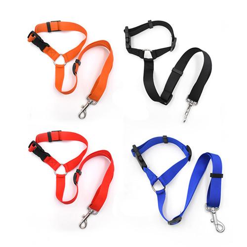 Eco Friendly Sewing Adjustable Straps Safety Dog / Cat Seat Strap Belt