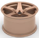 Monoblock 1 Piece Wheels Forged Rims For Mustang GT 19inch Concave Dark Bronze