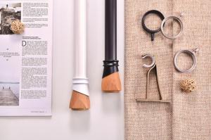China Thickened Simple Design 22mm Diameter Aluminum Curtain Rod 4m Curtain Rod Silent factory