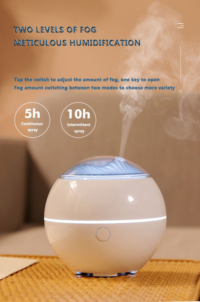 100ML Plastic Aroma Diffuser 7 Color Lights Portable Mini USB Mountain View Diffuser