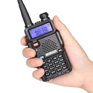 China 5 Watt Dual Band Two Way 3800mAh UHF Walkie Talkie 2.5ppm factory
