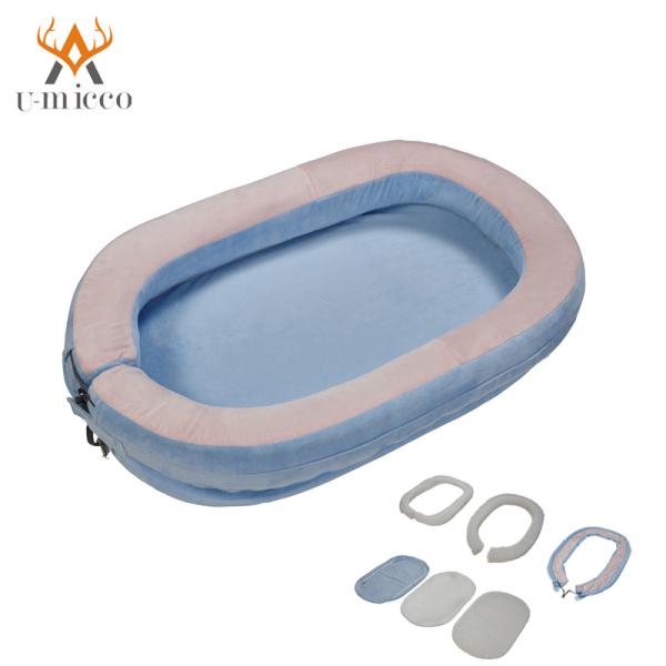 China Polymer Washable Crib Mattress Breathable New Born Lounger factory