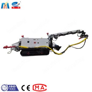 4 Outrigger Crawler Shotcrete Spraying Robot with User-Friendly Design