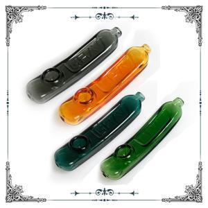 China 5'' GRAV Rocker Steamroller Glass Smoking Pipe Mixed Color Banana Style Pipes factory