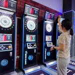 Commercial Electronic Dartboard Professional Led Display Dart Game Machine