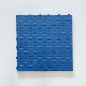 China OEM Diamond Tread Garage Tiles 400*400 True Lock Diamond Tiles factory