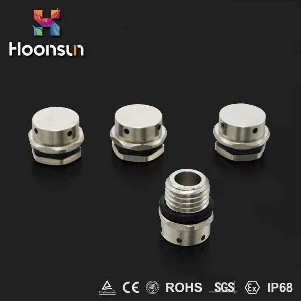 Explosion Proof Nickel Plated Air Breather Valve Stainless Steel / Nylon