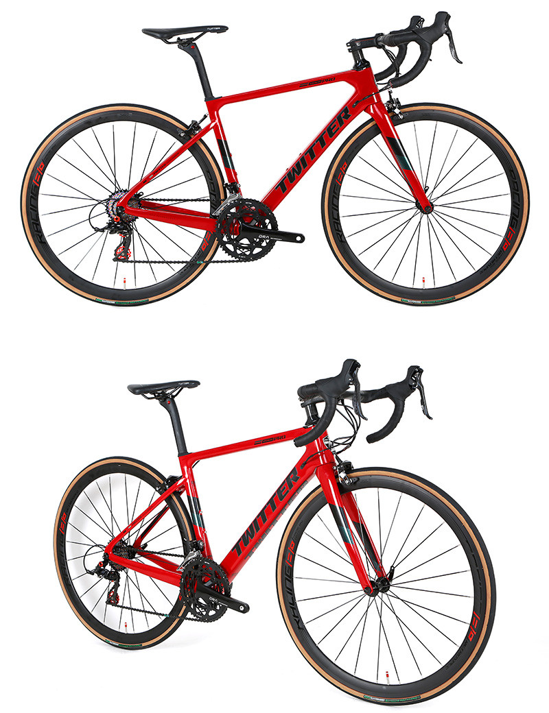 Carbon T800 Frame Carbon Fiber Road Bike STEALTHpro RS 22 Speed Alloy Wheelsets 700c