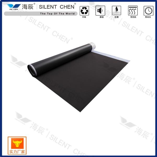 China LVT SPC Black Sound Barrier Floor IXPE Foam Underlay 1.5mm Thickness factory