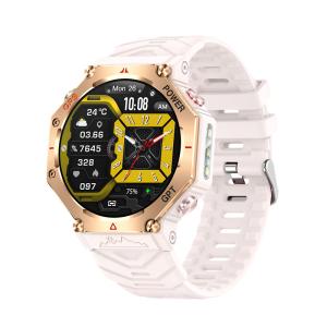 China KC91 GPS smart watch 1.39''screen support GPT flashlight bluetooth multiple sports factory