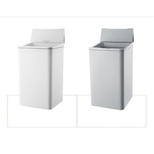 China Bathroom Folding Trash Can with Lid Automatic Slim Big Size Smart Trash Bin Automatic Trash Can on sale