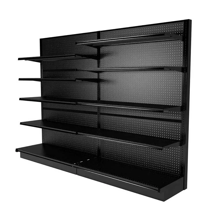Factory custom color size metal heavy duty grocery rack shelf gondola shelv for sale