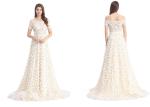 Women ' S Long Party Vintage Evening Dresses Elegant Lace Chiffon Fabric