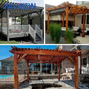 China Modern Cantilever Pergola Patio Canopy 10x10 Deck Gazebo Customized factory