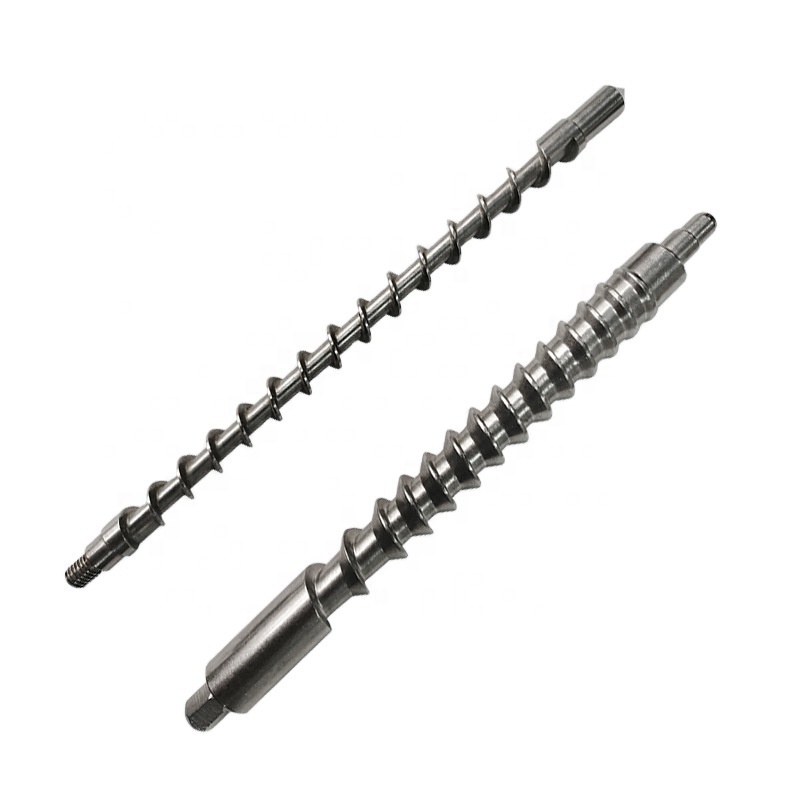 Custom Auger Stainless Steel Feedscrew Factory Barrel Worm Harden Steel Feed Screw