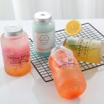 Round Cylinder Empty 650ml 54MM Plastic Beverage Jar