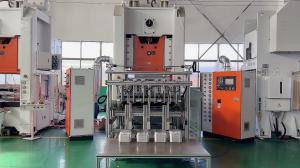 China Mechanical Aluminum Foil Container Making Machine Integrated Air Cushion Control factory