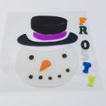 Xmas Day Gel Stickers Window Sticker Jelly Sticker Spring Gel Clings Christmas