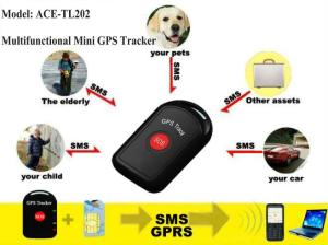 China TL202 Mini GPS Tracker with SOS, 2-way phone talk & 200-Hour standby time for web tracking on sale