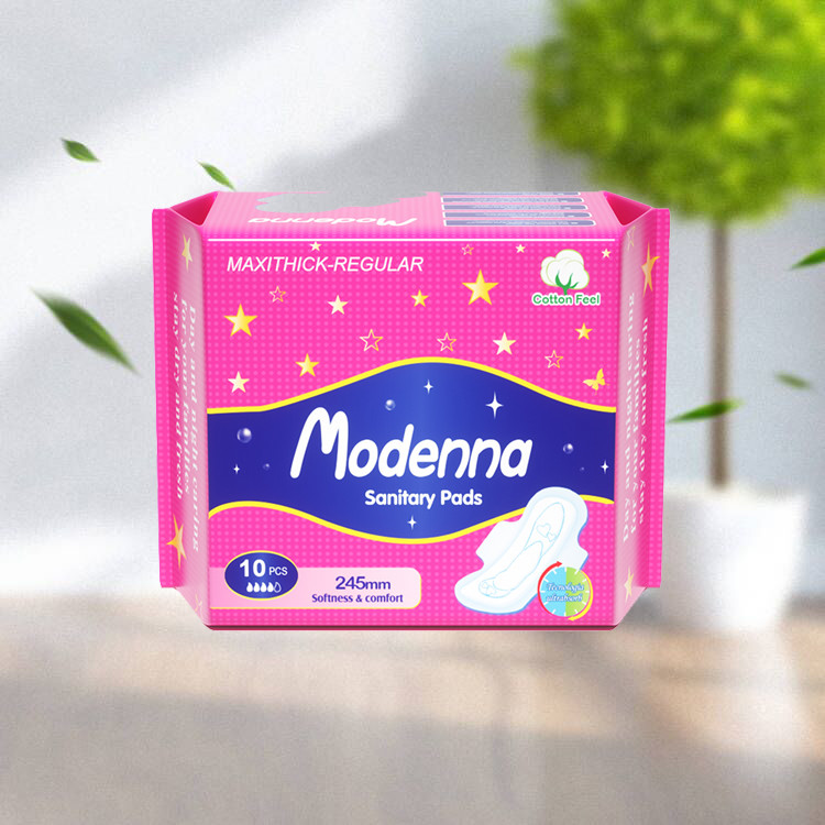 Cotton soft feminine hygiene pads disposable sanitary pads export to Russia For daily use