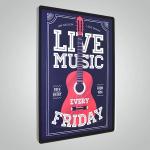 Standard Size LED Advertising Light Box / Lighted Picture Frame Box