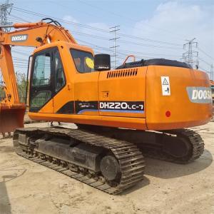 China Used Doosan DH220LC-7 Excavator Machine 22 Ton High Maneuverability Second Hand Doosan Digger factory