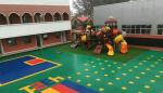 Anti Fatigue Indoor Sports Flooring School Interlocking Gym Mats