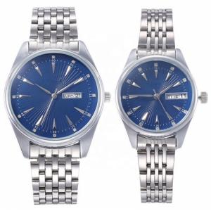 China Scratchless Pair Watches For Couples Branded Strengthened Glass factory