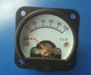 China SO-45 100MV High Voltage Panel Meter , VU Power Meter 31mm*31mm Mounting Screw Hole Distance factory