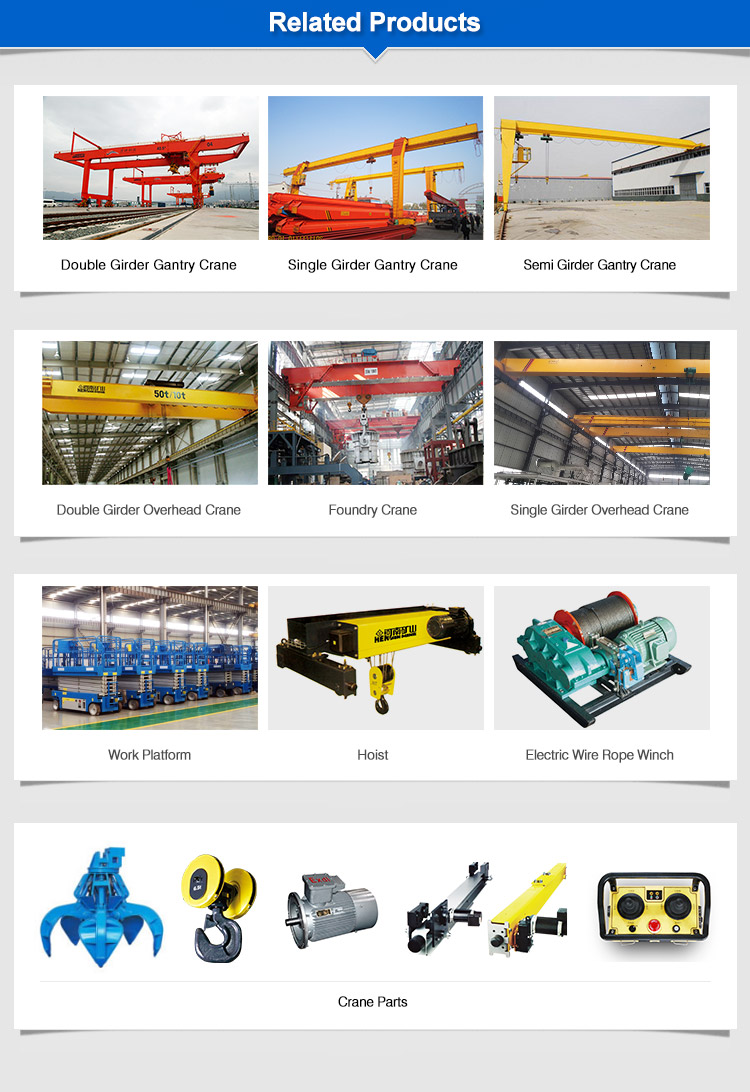 Good Quality 8t Double Girder Overhead Crane Bridge Pendent Line Control