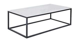 China Living Room Iron Art Artificial Marble Top Dining Room Table factory