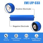 EVE C33 3.2V 15Ah 33140 3C Cylindrical Power Battery DIY for Car Audio, E