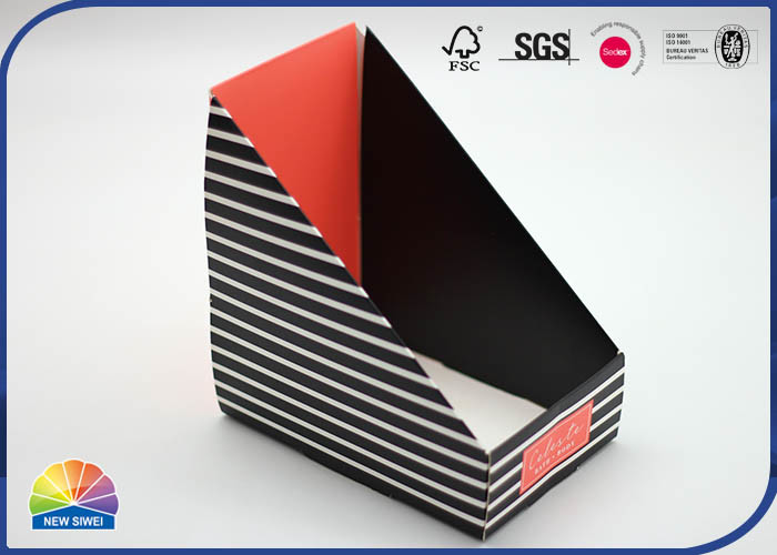 China Trapezoid Shaped Folding Display Paper Box Customized Printed factory