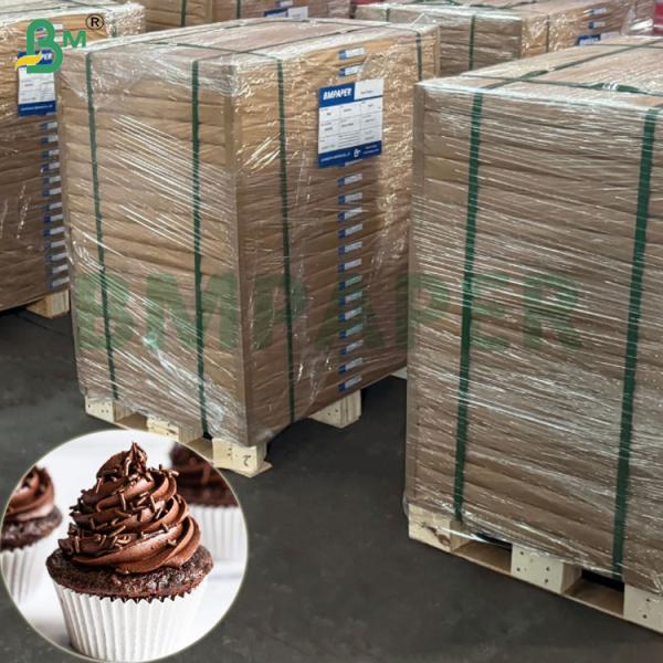 China 38gsm 40gsm Easy Slip Greaseproof Paper For Cup Caking Making Non - Stick factory