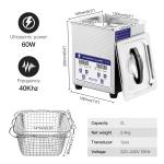 100W Skymen Ultrasonic Cleaner