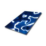 JIS Water Ripple Stainless Steel Sheet Hammered Mirror Blue Color Stainless